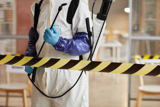 Professional Trauma Scene Cleanup technician working in Utica, IN